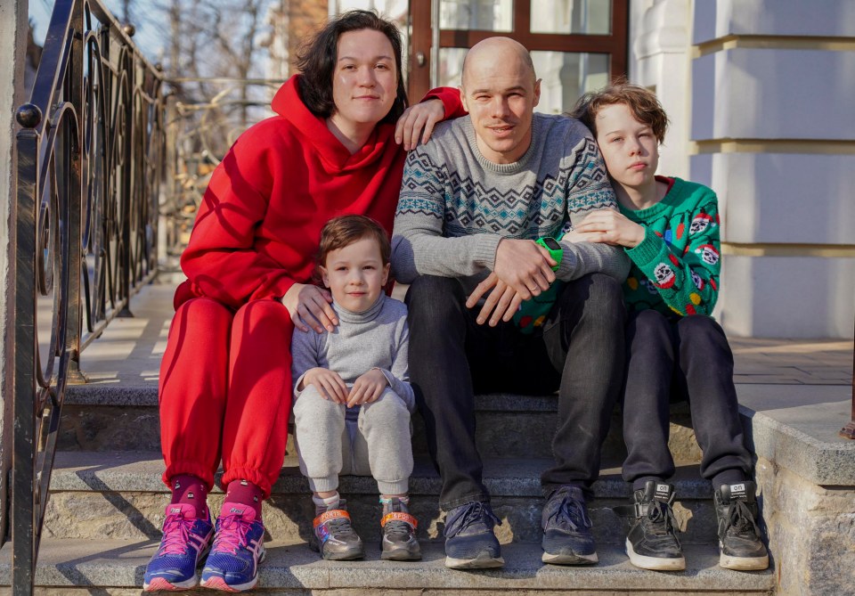 Olexandr Tytova told his kids they were superheroes so he could get them to escape