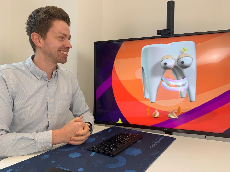 Daniel Walkin helped create the girls' toothbrush character