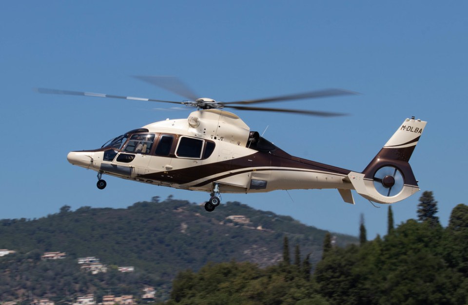 He also boasts an Airbus Eurocopter EC155 long-range chopper