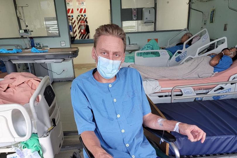 Colin is now recovering in Costa Rica but is still not well enough to return home