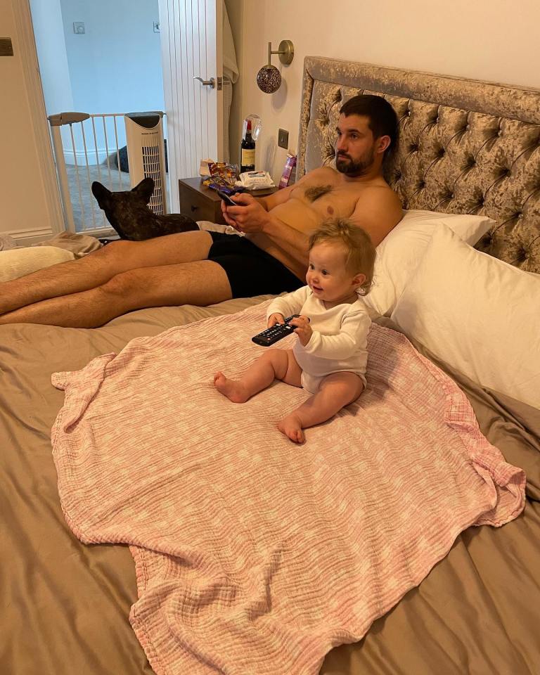 Jamie Jewitt is a doting dad to daughter Nell