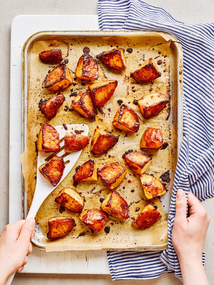 You’ll love the savoury, distinctive flavour of these crispy Marmite roast potatoes