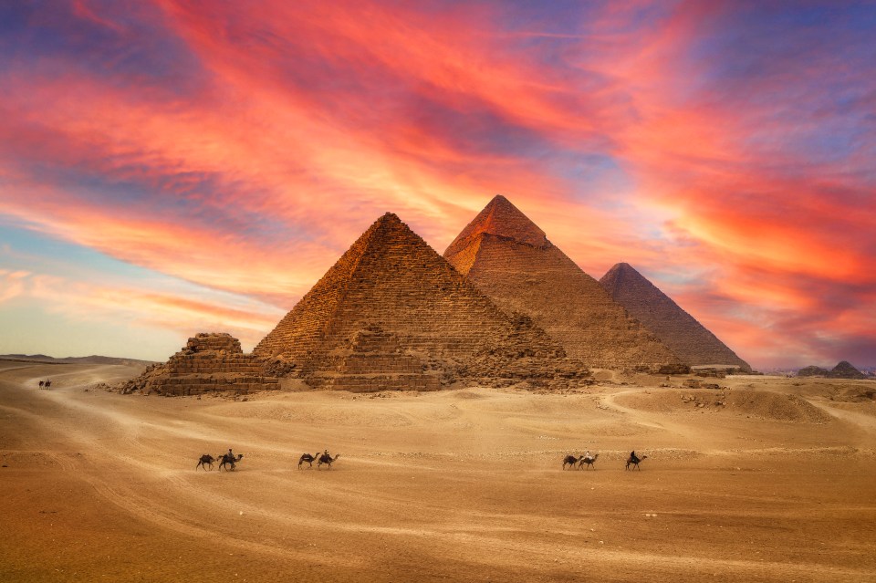 The Great Pyramid of Giza was built over 4,000 years ago