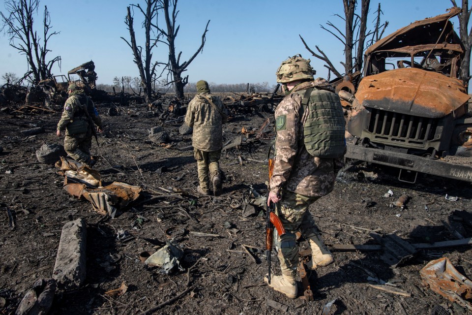 The retreat is a heartening sign the Russian invasion is stalling - but fleeing troops have left behind scenes of devastation