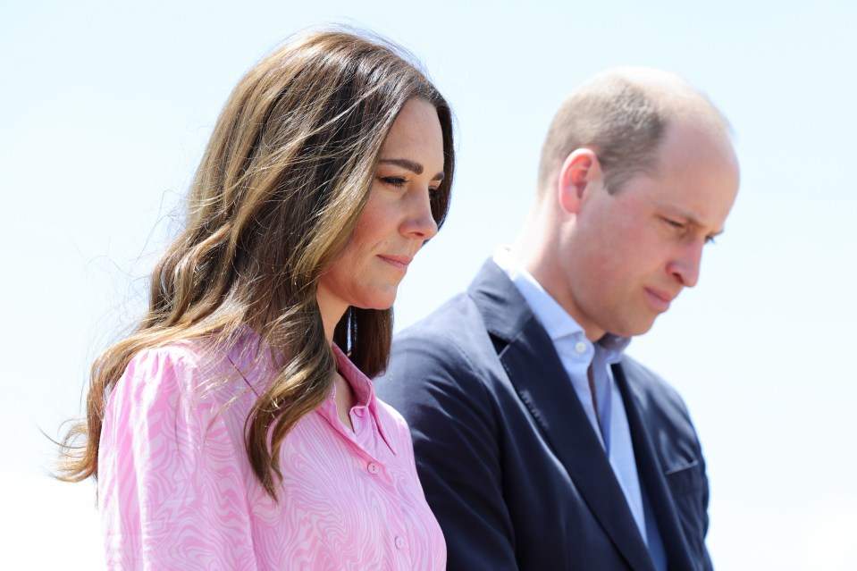 The couple were sombre as they learned about the horrific hurricane, which is the most intense tropical cyclone ever recorded