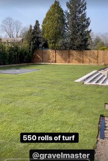 Billie Faiers has given a sneak peek at her amazing garden outside her £1.4m Essex mansion