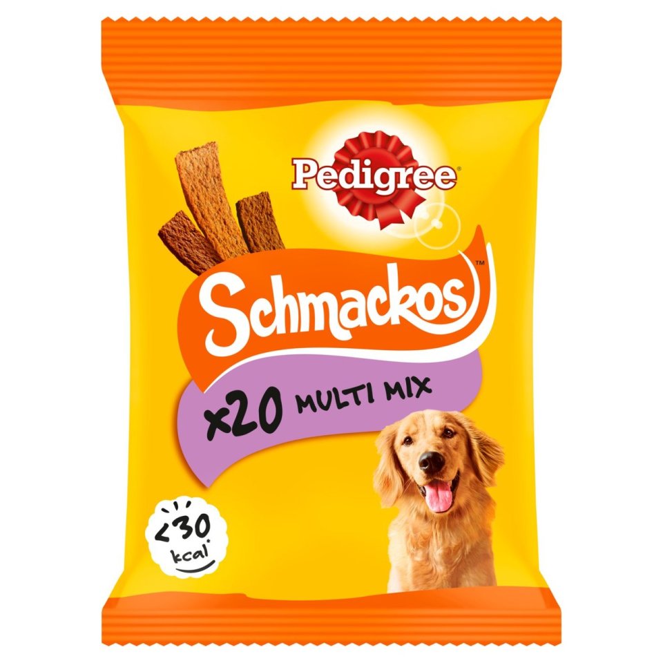 Get three packs of Pedigree Schmackos adult dog treats or £3 at Morrisons