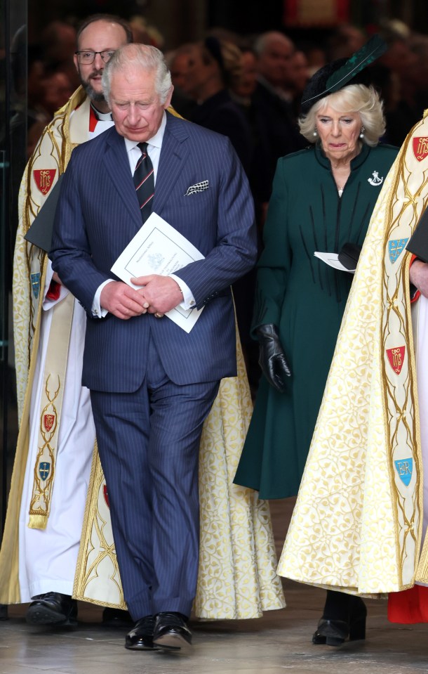 The Prince of Wales was joined by his wife the Duchess of Cornwall