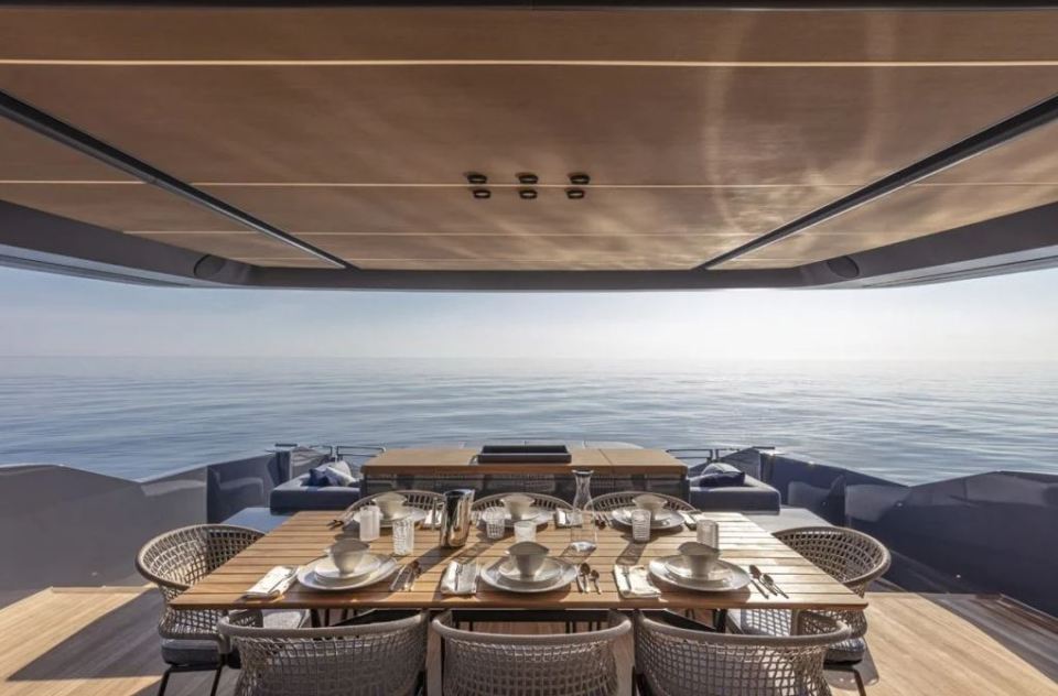 The Phi superyacht boasts an array of luxuries