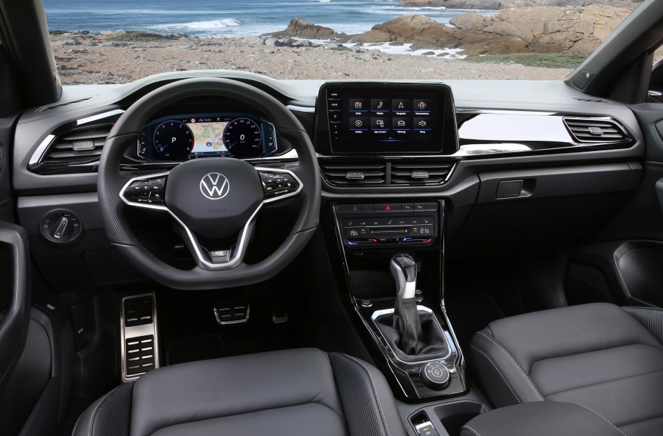 Every T-Roc gets a fully digital instrument display and runs the latest VW operating system