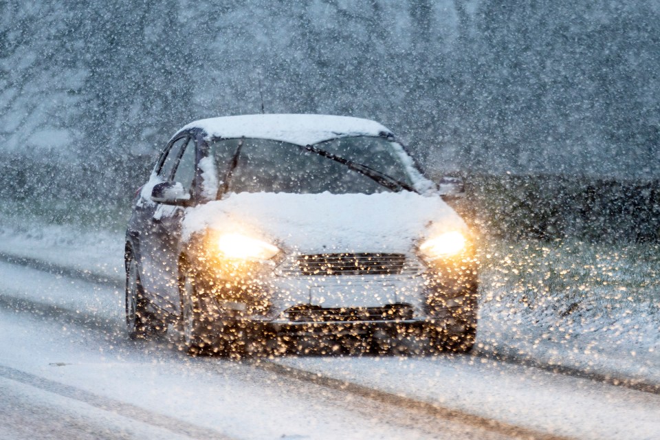 Drivers in the area faced tricky conditions this morning