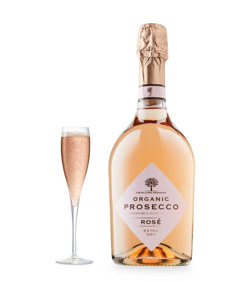 This pink Prosecco is simple, sweet and frothy