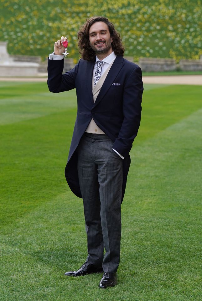 Body Coach and pandemic hero Joe Wicks said he 'couldn’t believe it' as he was made an MBE