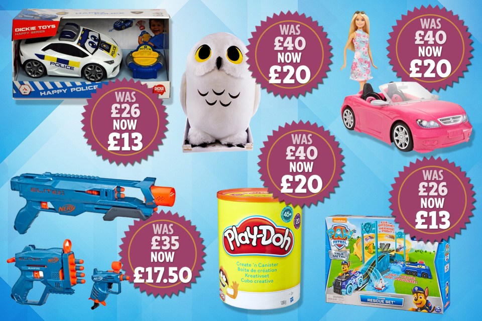 Toy prices in the massive Tesco sale have been slashed in half