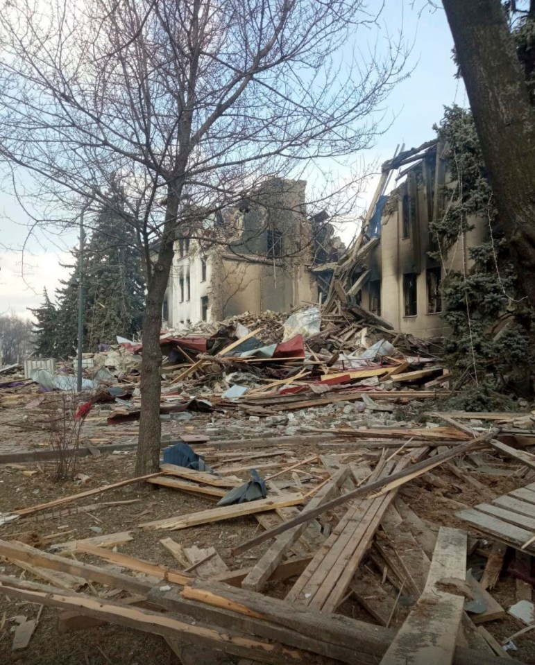 Hundreds of starving Ukrainian families were last night still trapped under the ruins of a theatre blitzed by tyrant Vladimir Putin’s bombers