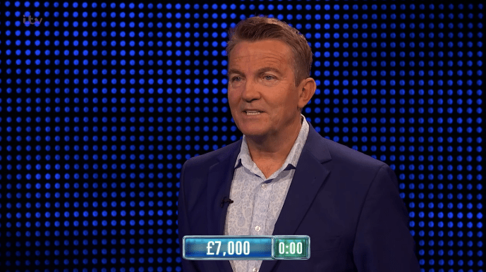 Host Bradley Walsh told Colin he ‘really liked’ his outfit