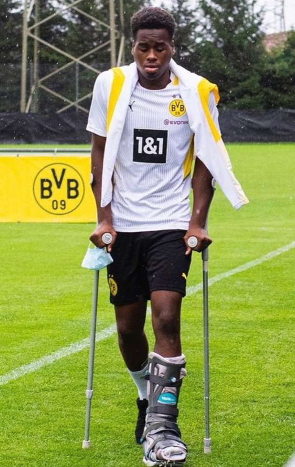 However, a nasty ankle injury in a preseason friendly against Athletic Bilbao sidelined Bynoe-Gittens for four months