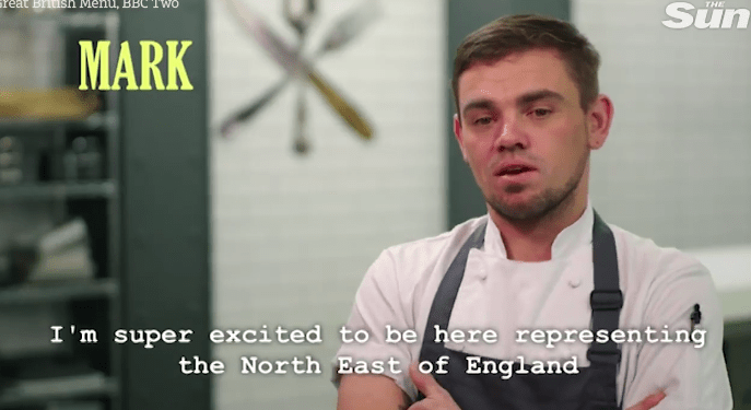 Mark Aisthorpe is competing to represent Yorkshire and the North East on the Great British Menu