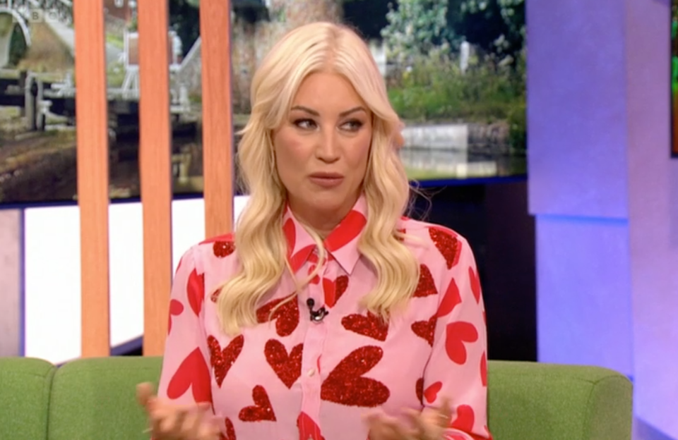 Denise Van Outen on The One Show today