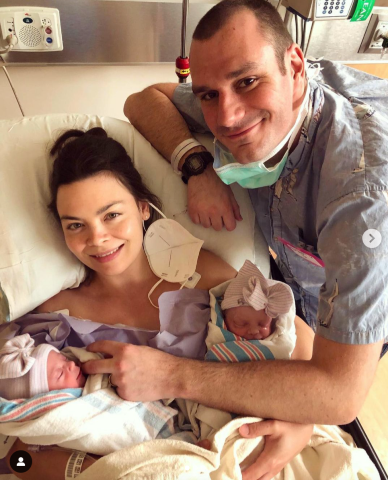 Harry Potter star Scarlett Byrne gave birth to twin girls