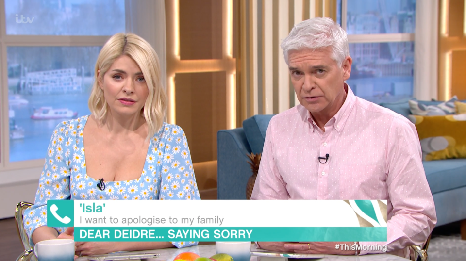 Holly Willoughby and Phillip Schofield presented This Morning today