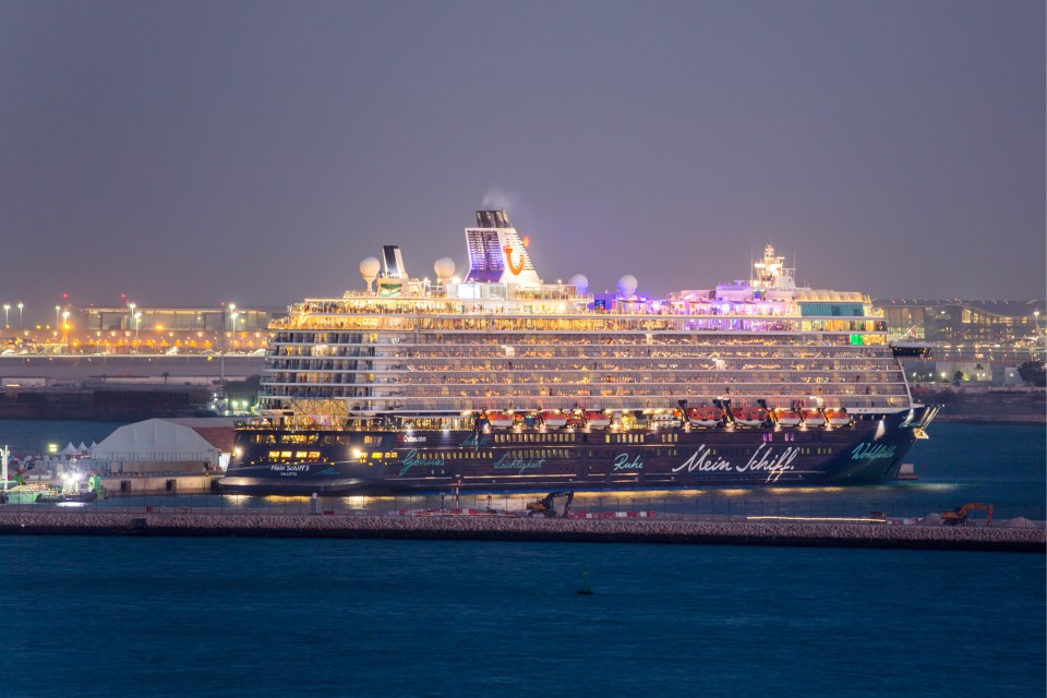 The ship will be docked in a port in Doha and families WILL be able to drink alcohol despite Qatar's strict laws