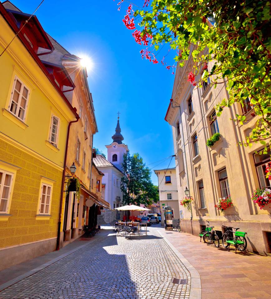 The best way to see the country’s vibrant charming capital Ljubljana is by bike