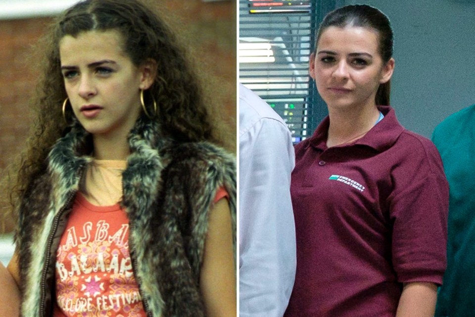 Rebecca Ryan was 12 when she joined the cast - she's since starred on Casualty