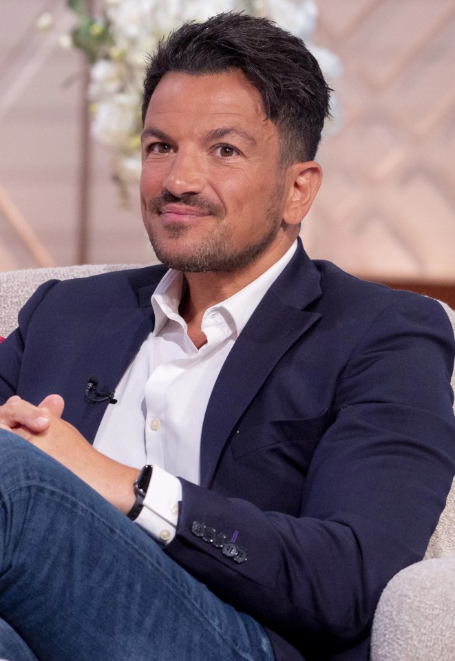 Peter Andre was among the stars who paid tribute to the late singer