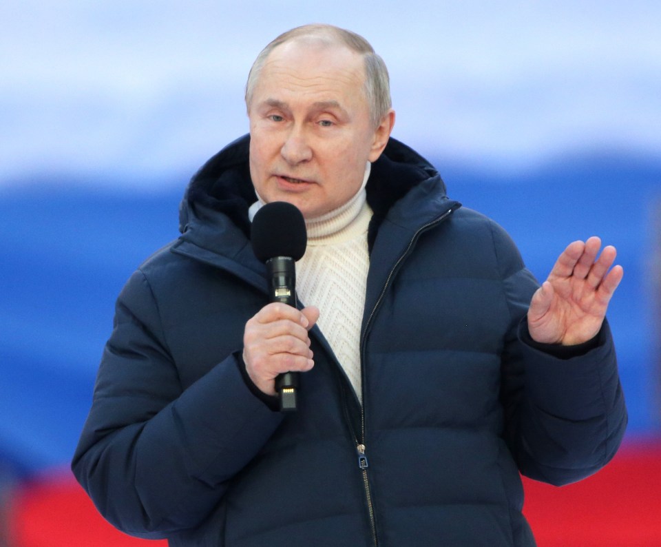 Vladimir Putin likes to show off his fashion taste with expensive designer items