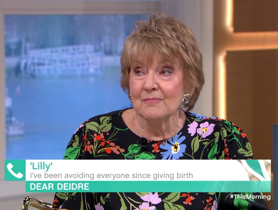 Deidre was talking to a caller when Alison's phone went off on air