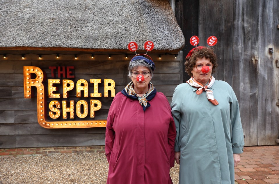 French and Saunders have reprised their The Extras characters to get on TV and into The Repair Shop