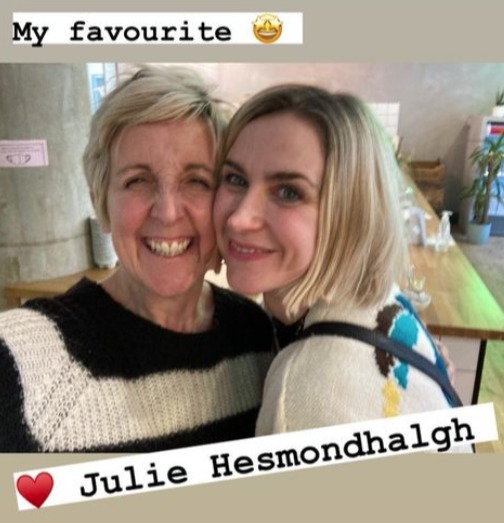 Katherine Kelly reunited with Corrie pal Julie Hesmondhalgh