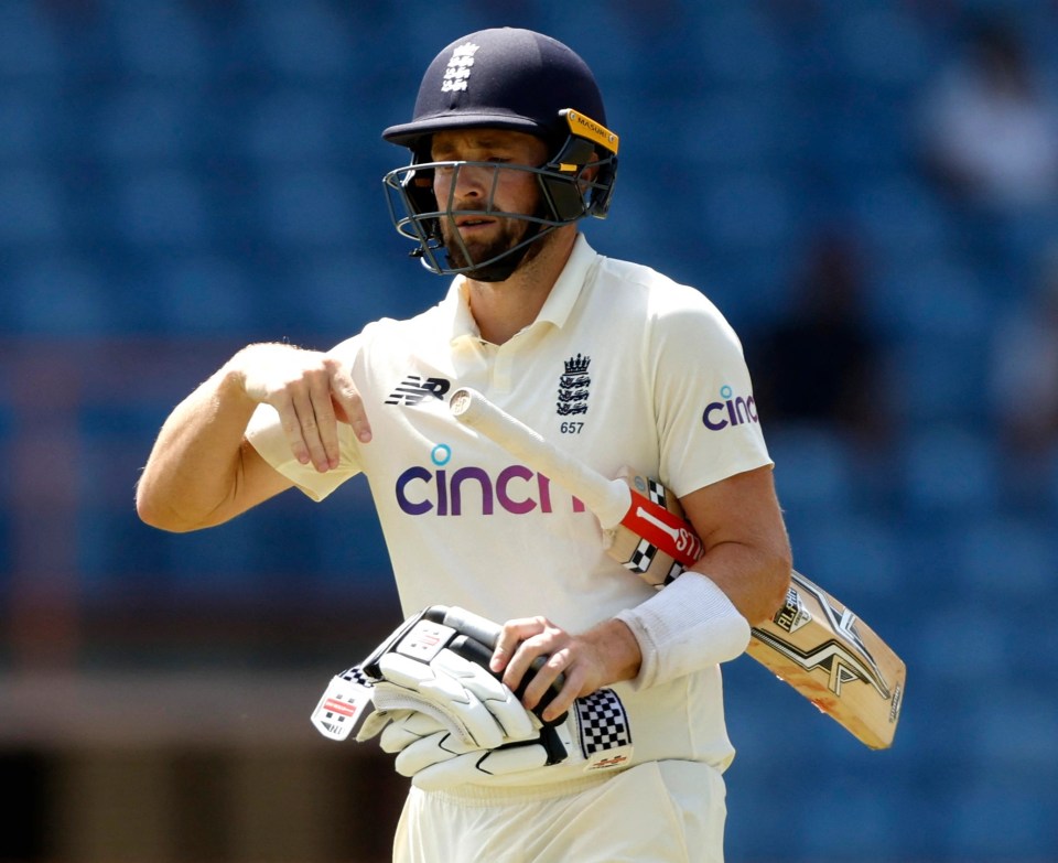 Chris Woakes and Jack Leach fell early in the morning session as England were crushed