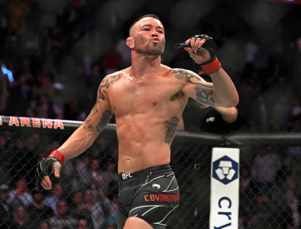 Colby Covington launched an X-rated rant after beating Jorge Masvidal at UFC 272