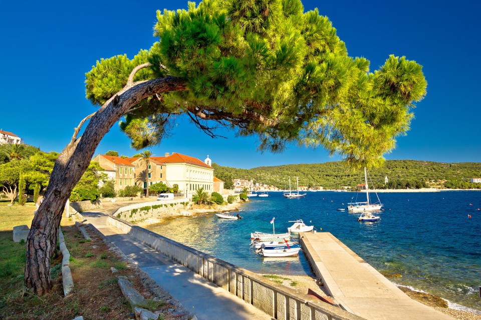 The coast of Vis offers glowing blue waters