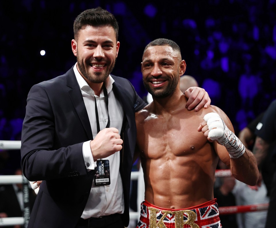 Promoter Ben Shalom and Kell Brook