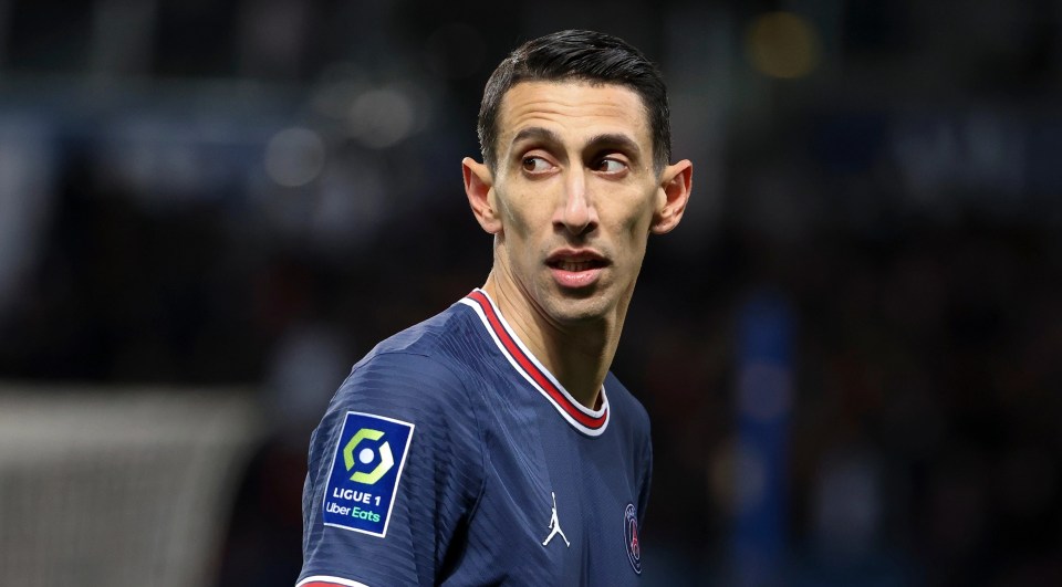 Di Maria has scored three goals in 25 appearances for PSG this campaign