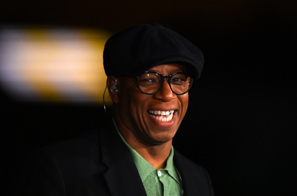 Ian Wright found the funny side of his grandson's claim