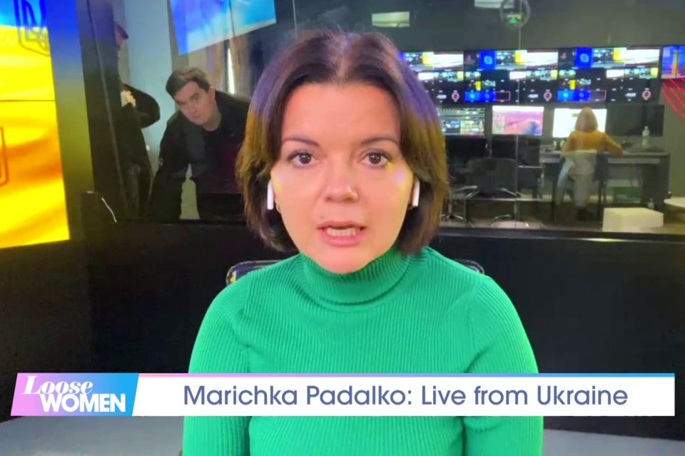 Marichka Padalko told the Loose Women panel: 'I have to say goodbye'