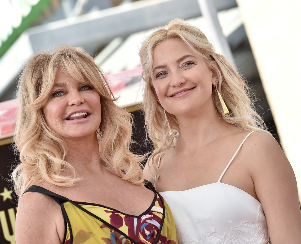 Hollywood's golden girls, Goldie Hawn and Kate Hudson