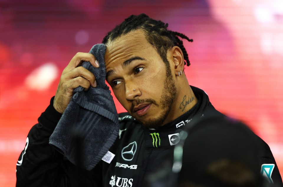 Hamilton was left gutted when he was denied an eighth world title