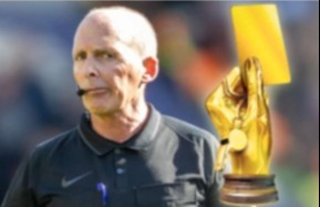 It certainly won't be a fool's gold for famous ref Mike Dean as he's so well respected and will get a dazzling send-off