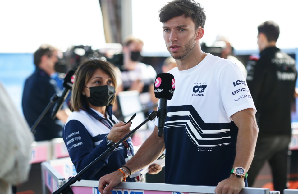 Gasly revealed his stomach pain after the race