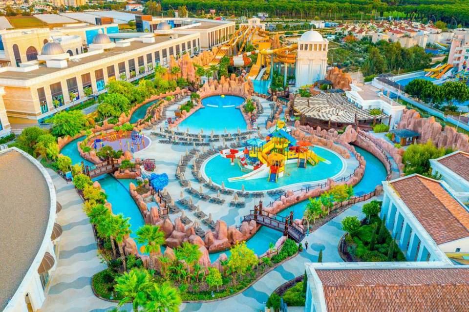 Land of Legends Kingdom has two waterparks, a theme park, arcades and a shopping centre