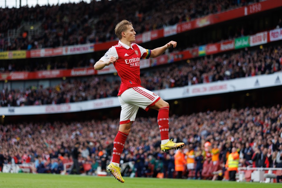 Martin Odegaard has been one of Arsenal’s star men this season