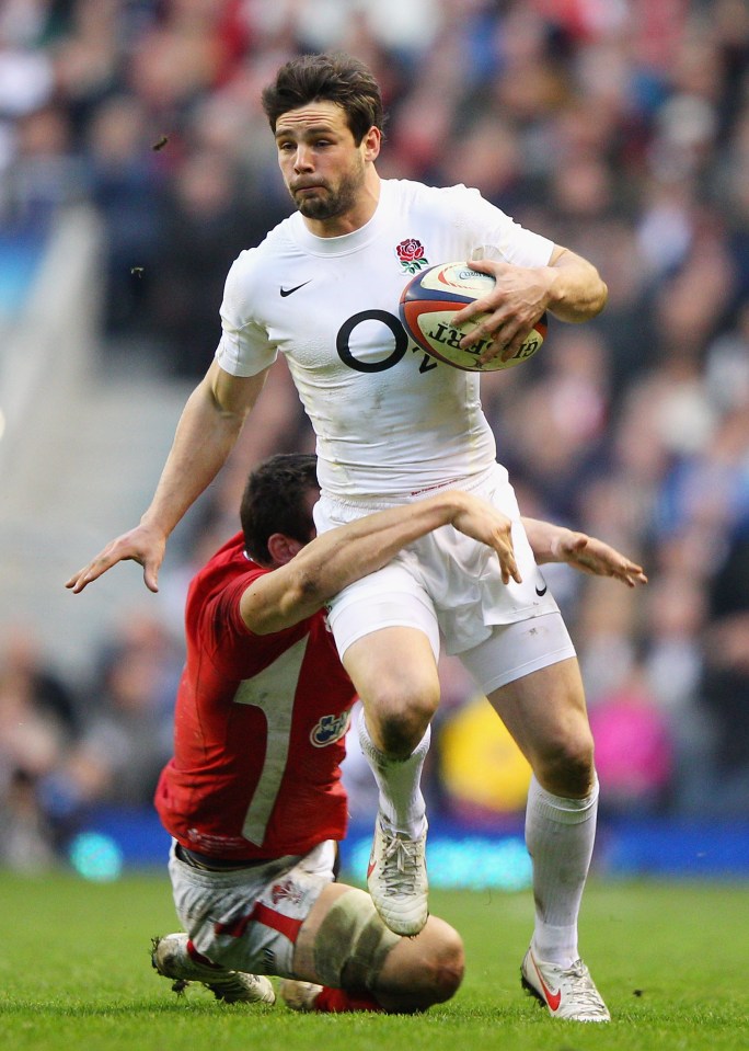 Foden against Wales at Twickenham Stadium in 2012