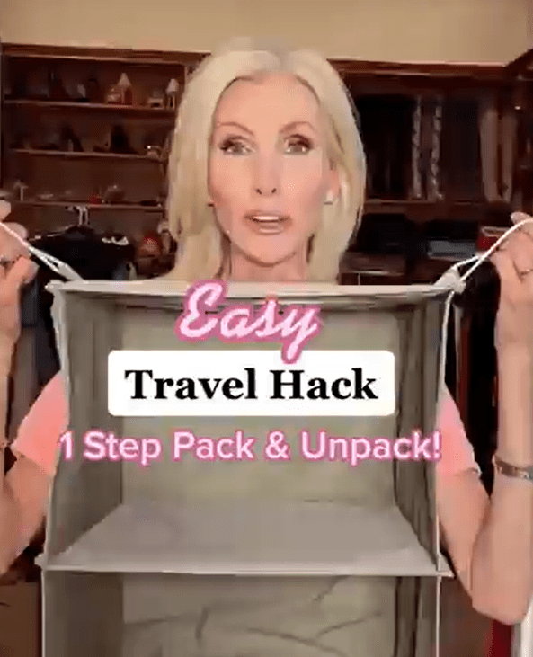 Tiktok user LORAfied has revealed a packing tip for getting a week's worth of clothes into hand luggage