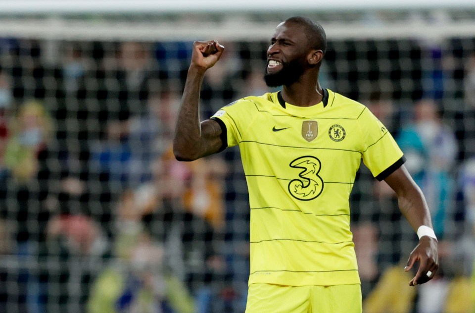 Antonio Rudiger headed in Chelsea's second and was a powerhouse throughout