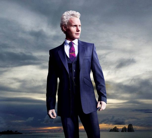 Rhydian Roberts is synonymous with his dazzling white hair